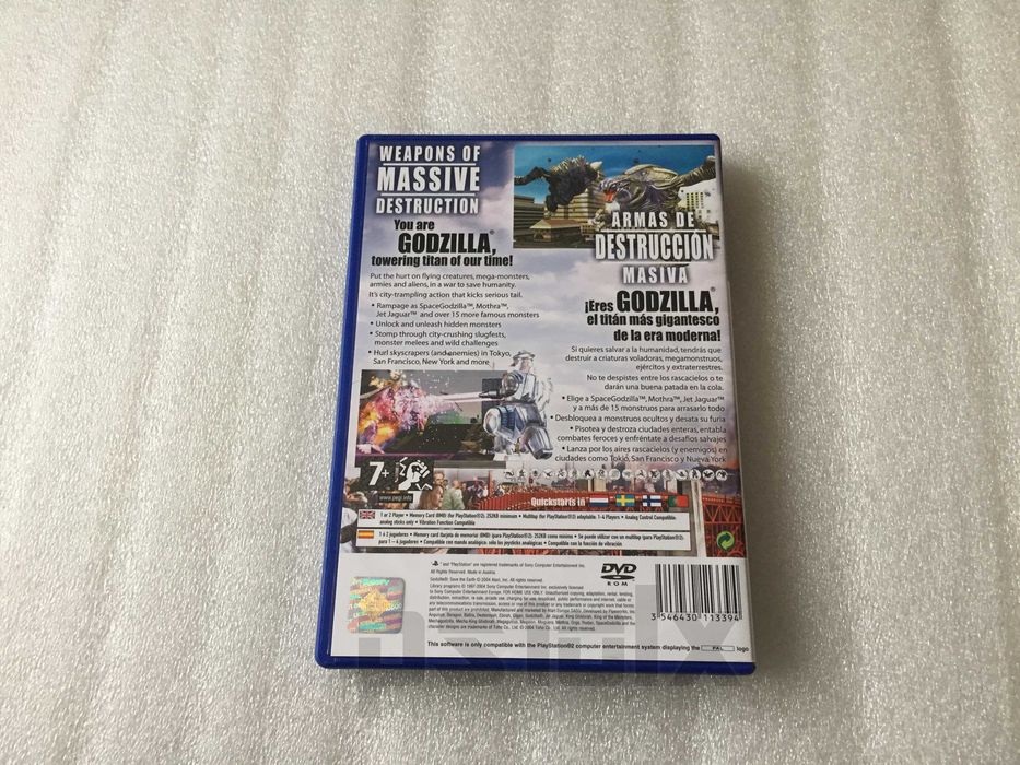 Godzilla Save the Earth playstation ps2