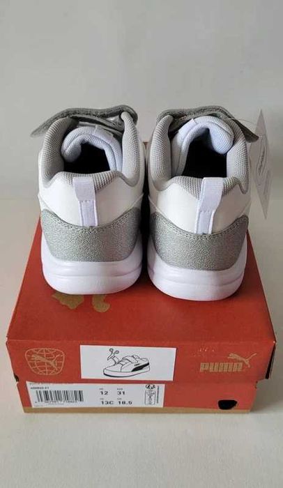 Puma Fun Racer Menina tamanho 31 Novas Brancas