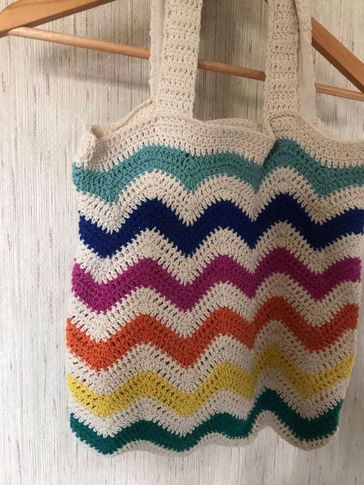 Saco tote bag crochet Pull&Bear
