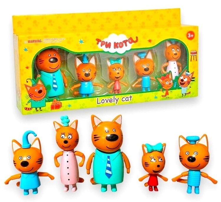 Набор героев «Три кота» , в ассортименте 4 разных набора