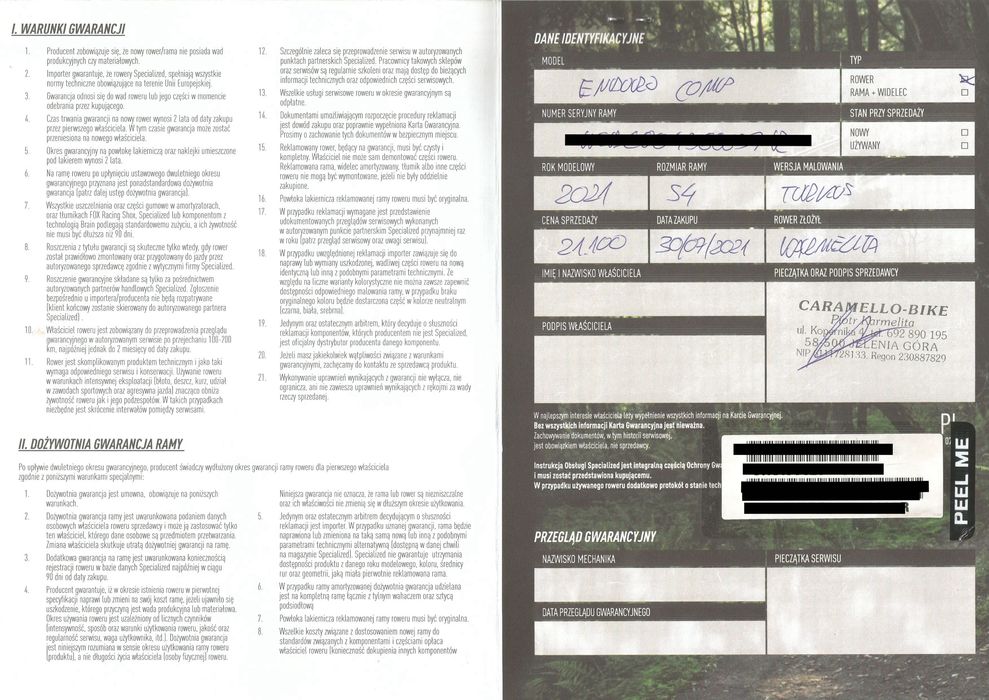 Rower Specialized Enduro Comp 2021