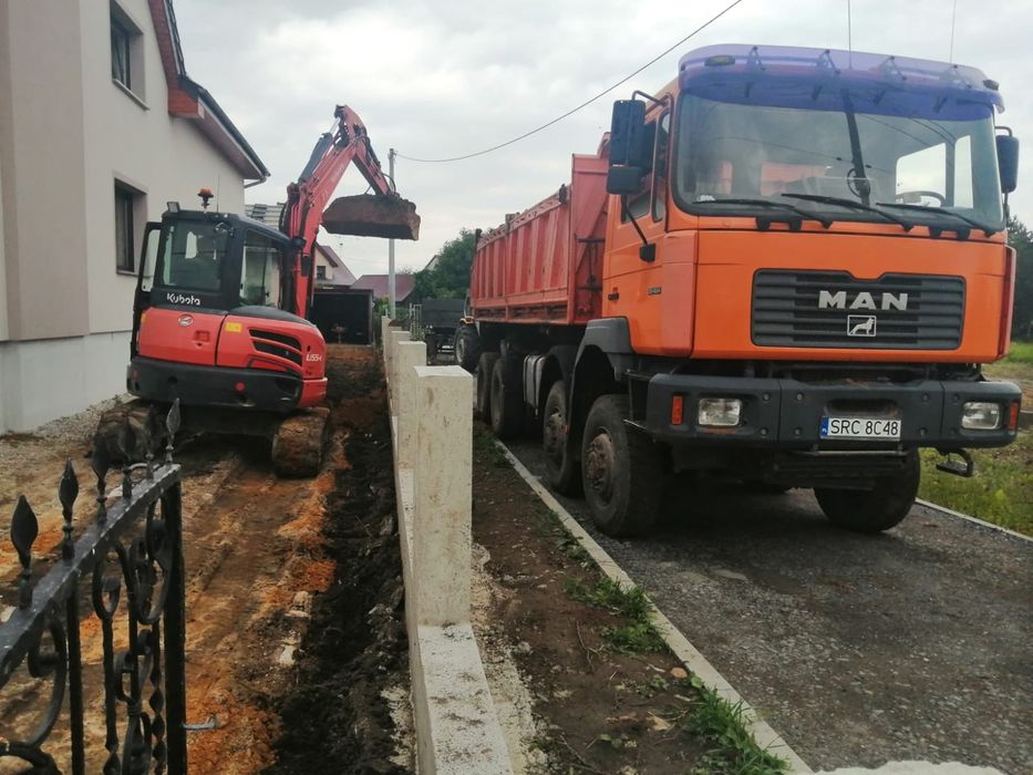 Usługi, wykopy, prace ziemne wolne terminy