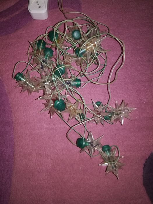 Астероид. Новогодняя гирлянда. СССР.