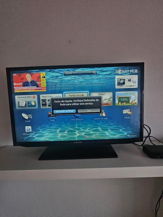 Samsung Smart TV LED 32" Full HD – UE32EH5300W com comando