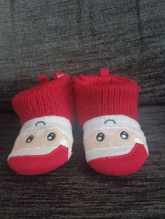 Sapato bota pai natal 6-9meses