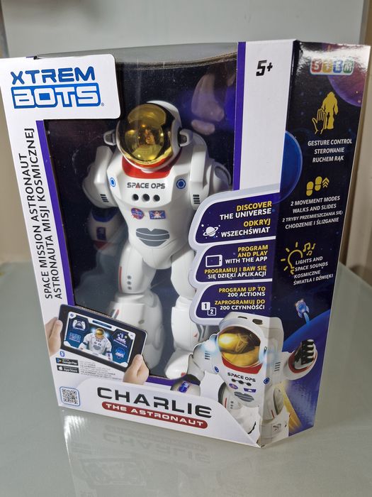 Robot Charlie Astronauta Interaktywny Nauka Programowania