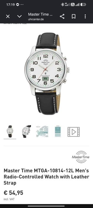 Німецький наручний годинник Master time  MTGA-10814-12L