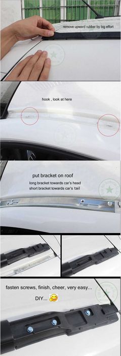 Рейлинги рейлінги Mitsubishi ASX - Outlander Sport 2010-2023 багажник