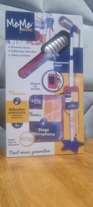 Mikrofon do śpiewania sceniczny zabawka dla dzieci nowy