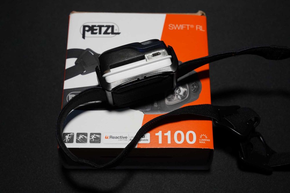 PETZL SWIFT RL 1100 - latarka,  czołówka (PROSZĘ PRZECZYTAĆ OPIS)