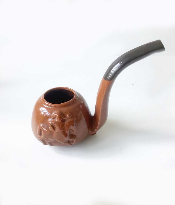 Керамічна чашка - трубка з козаком