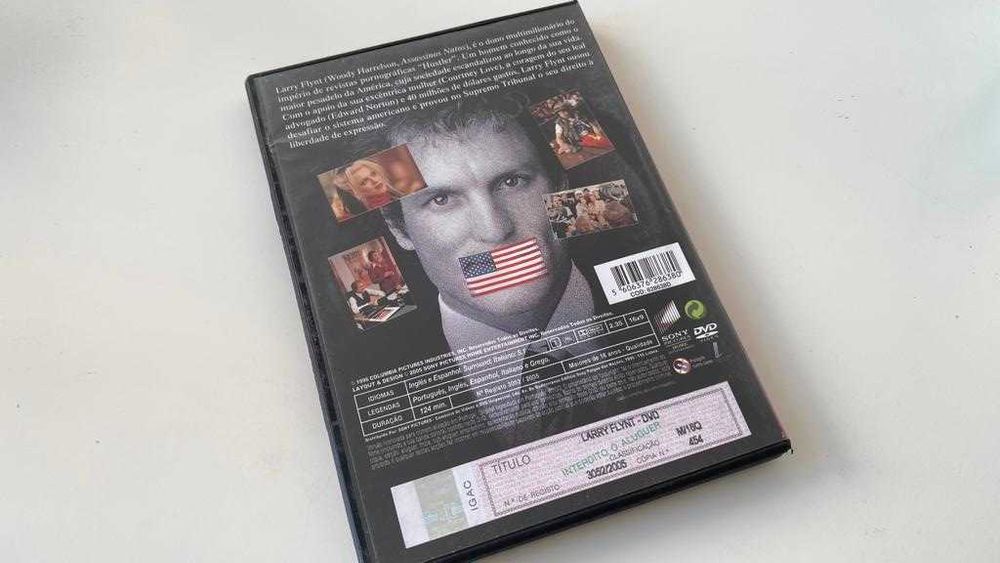 DVD -  Larry Flynt - RARO . 1987 BIO