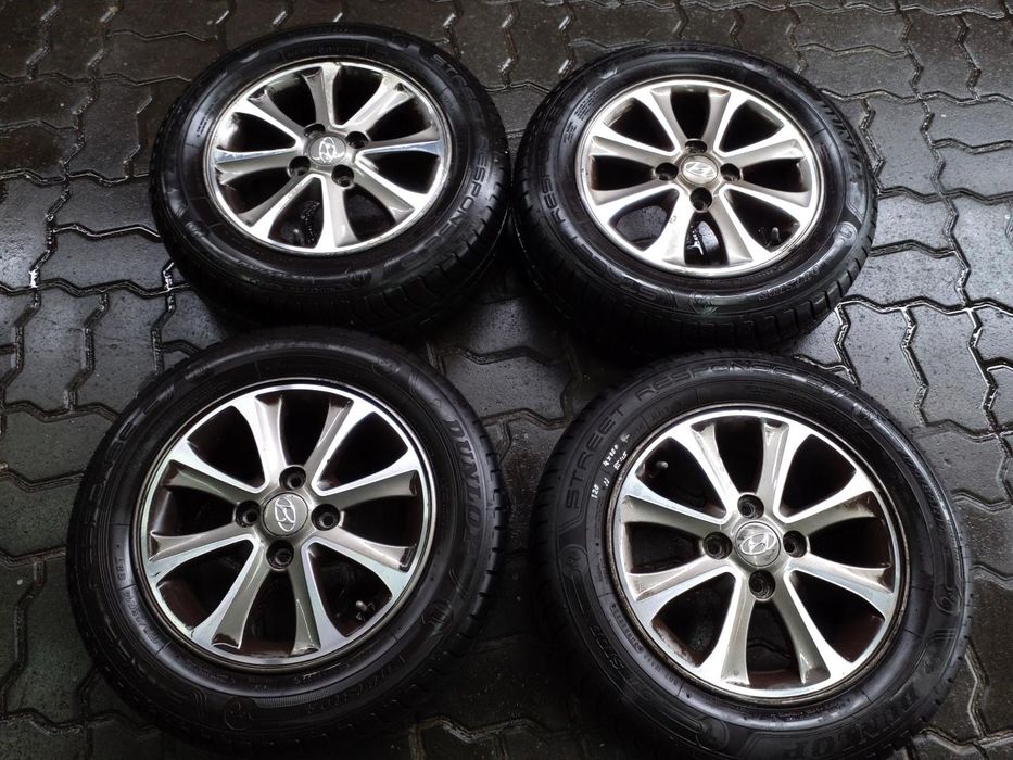 Jantes Hyundai I20 R14 Com Pneus 175/65 Furação 4X100