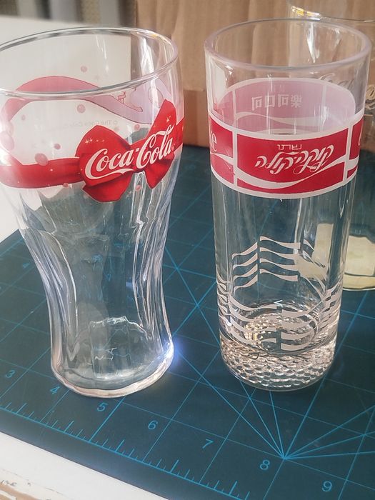 Copos Coca-Cola de vidro