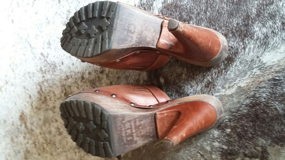 Кожаные сабо DUNE