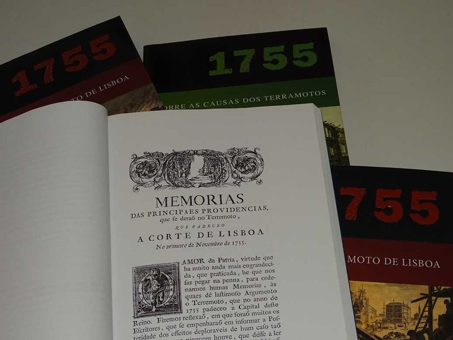 1755 O Grande Terramoto de Lisboa (4 volumes)