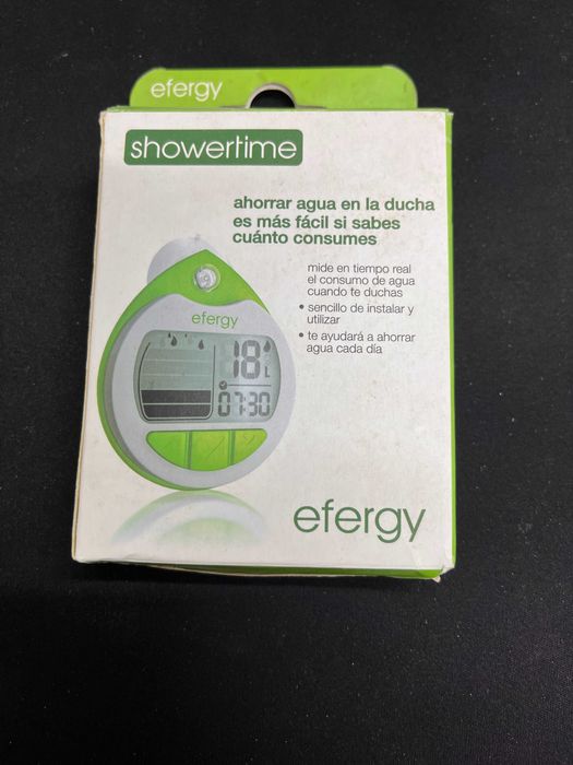 Efergy Showertime Temporizador Duche Poupança Água Relógio Novo