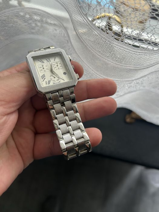 Piekny Zegarek Piaget/Kwarc/Srebrny*Do Garnituru*Wys!
