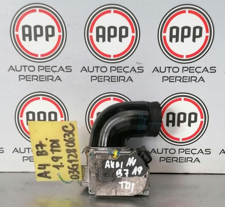 Borboleta Audi VW, SEAT  1.9 TDI referência 03G128063C, 03G128063J.