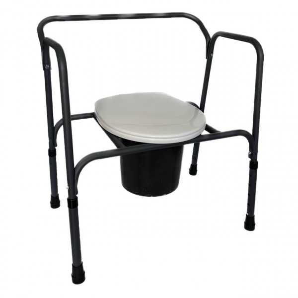 Новый Стул туалет регулируемый складной стілець PMED-102 для инвалидов