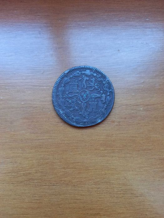 8 Maravedis de 1820 J de Espanha