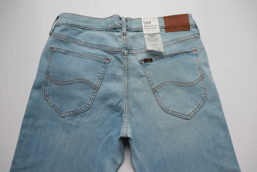 LEE DAREN ZIP FLY W33 L32 męskie spodnie jeansy regular nowe okazja