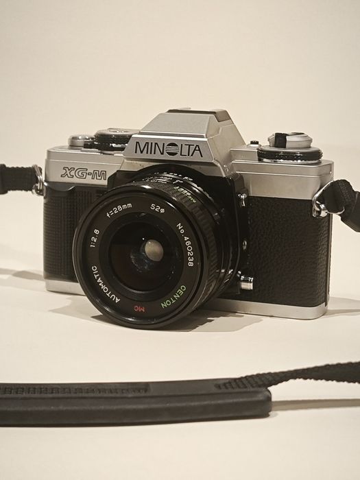 Minolta XG-M + 28mm f/2.8 | Sprawna Elektronika | Zestaw Street