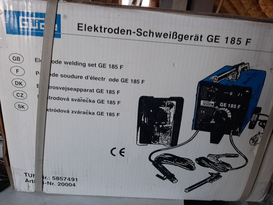 Nowa niemiecka spawarka Gude 185 na 230 i 400 Volt