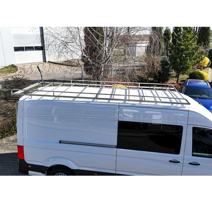 Bagażnik Dachowy pod wymiar na zamówienie z stali nierdzewnej VW CRAFTER, TRANSPORTER, CADDY