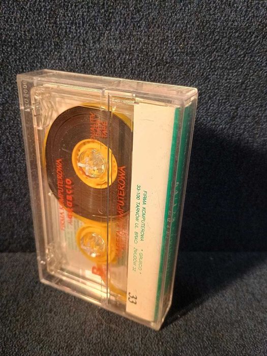 Kaseta Commodore 64 GRUBCIO 33 - składanka gier