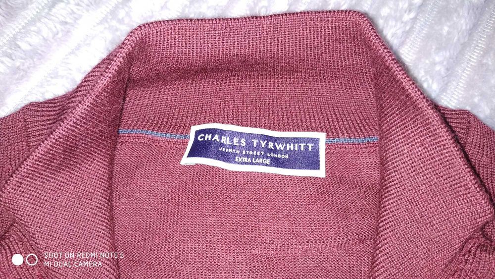 Мужской шерстяной джемпер свитер  Charlec Tyrwhitt (XL) - Мадагаскар