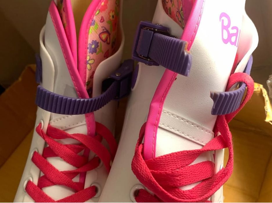 Ретро ковзани роликові Barbie In-Line Skates  1995 (нові комплект)