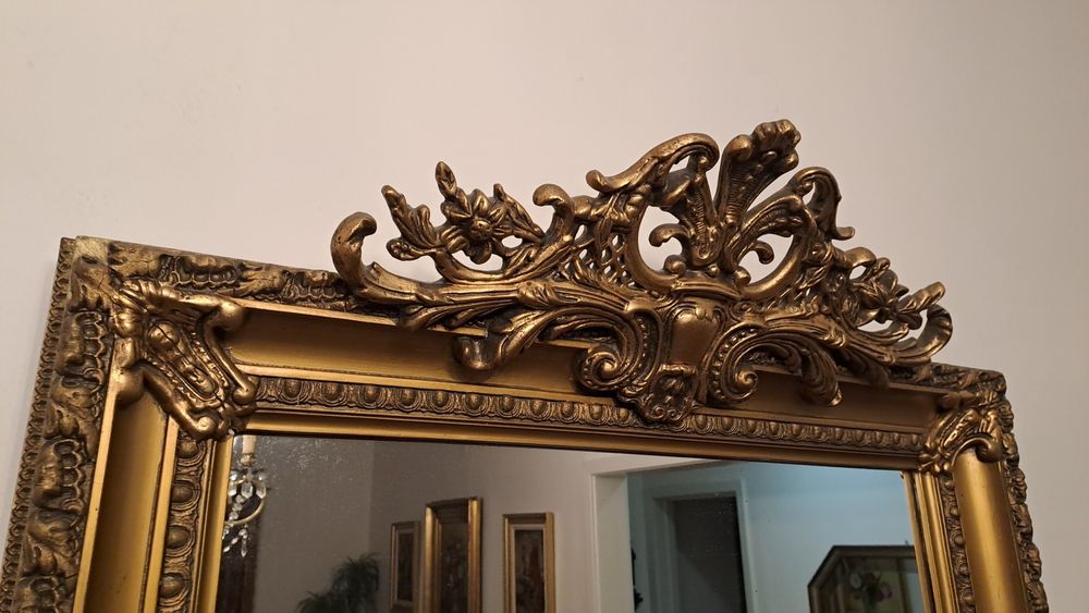 Espelho talha dourada