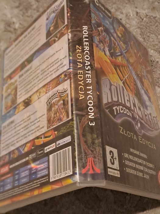 Gra Rollercoaster Tycoon 3 złota edycja  atari