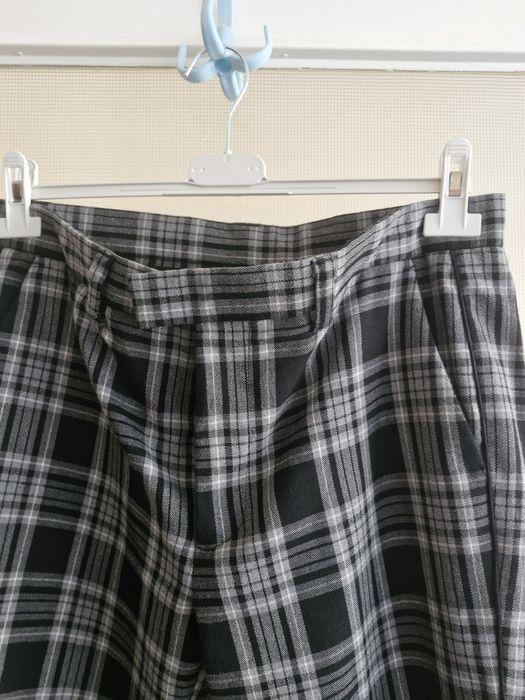 Spodnie w kratkę unisex