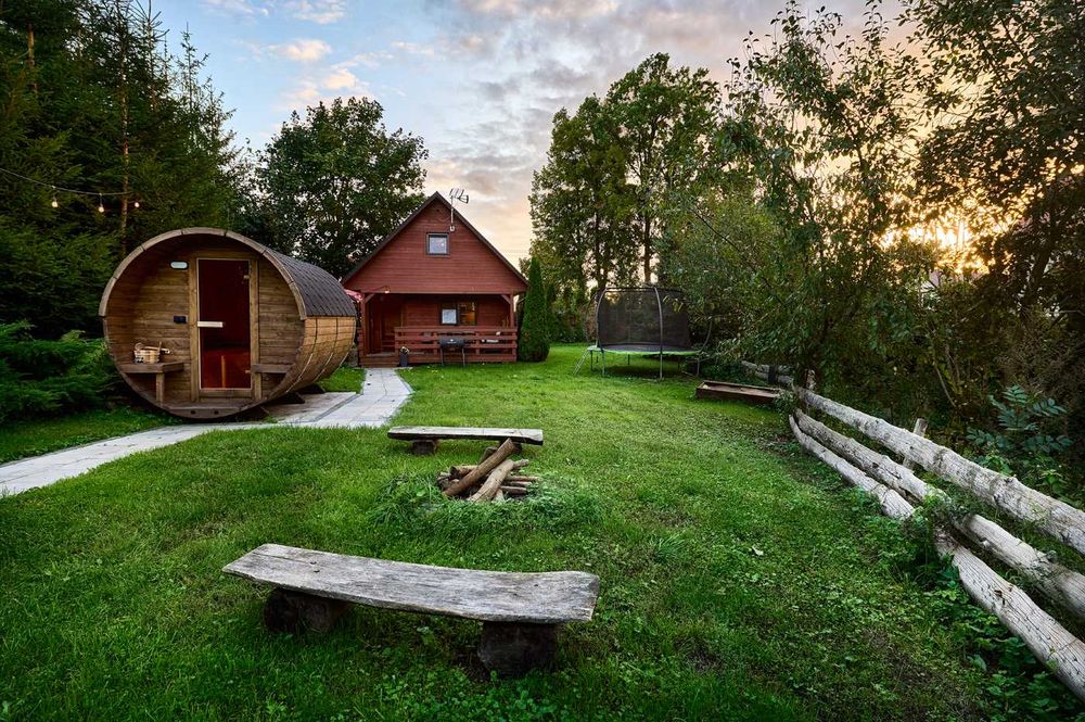 Balia&Sauna Stare Juchy, Domek nad stawem