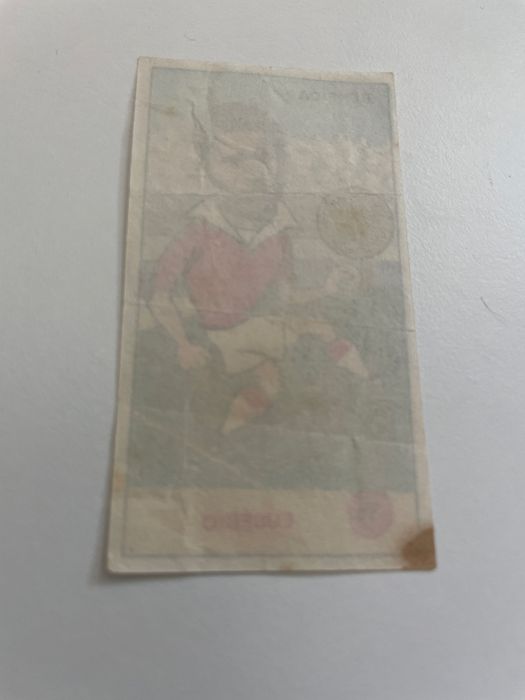 Cromo caramelo Elite 1974 - Eusébio