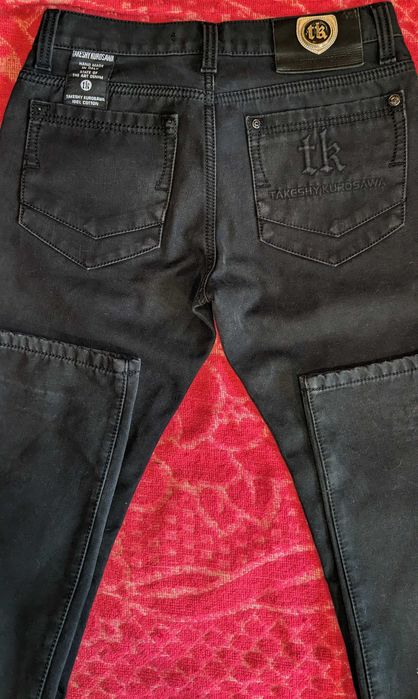 Оригинальные зимние чёрные джинсы Takeshy Kurosawa (Италия) 30 размер
