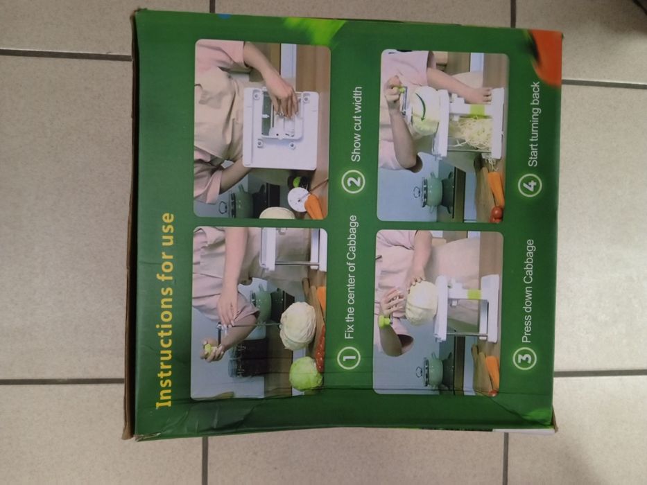 Praktyczna szatkownica do kapusty i warzyw, idealna do przygotowania s