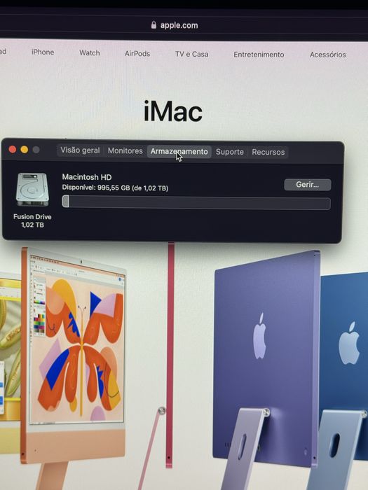 iMac de 21,5 polegadas em excelente estado