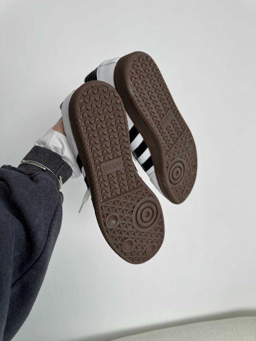 ‼️Кросівки Adidas Samba White Black Gum