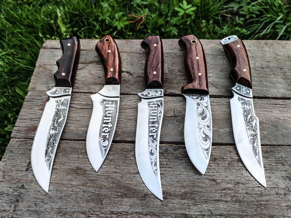 Ніж мисливський ручної роботи Х12мф 61hrc \нож охотничий ручной работы