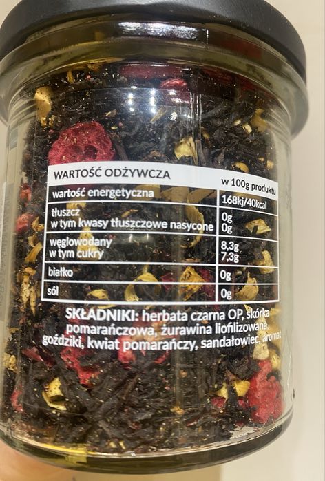 Świąteczna herbata czarna 60g Krupiec