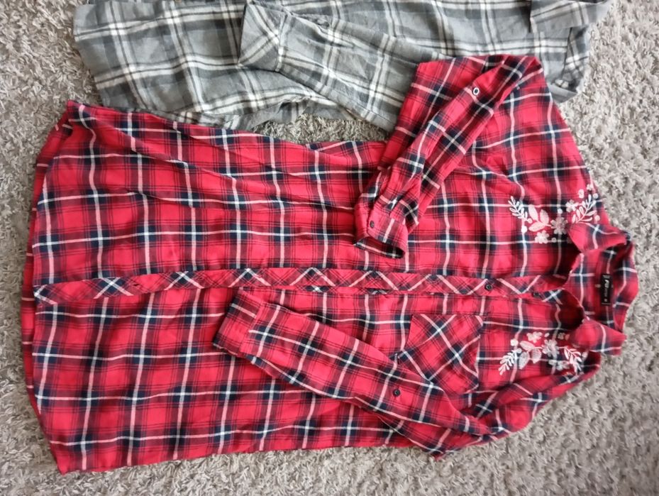 Утеплена сорочка/плаття в квадрат