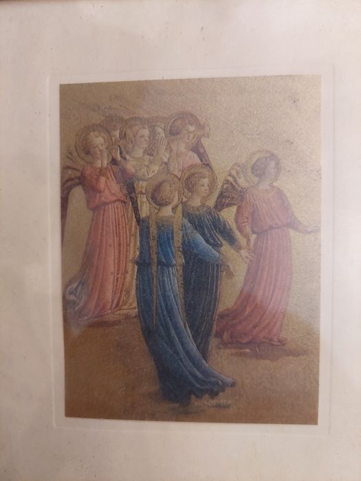 Quadro pintura muita antiga