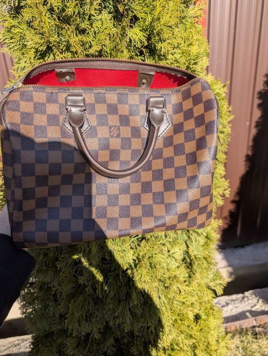 LV Louis Vuitton Speedy Damier Ebene