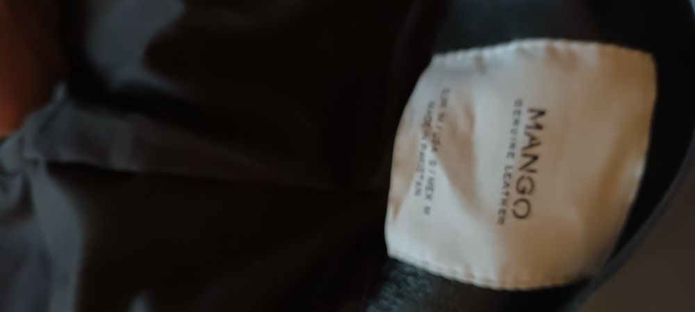 Casaco em pele Mango - Excelente!