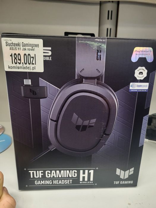 Słuchawki Gamingowe ASUS TUF H1 Nowe! Komis Madej Gorlice