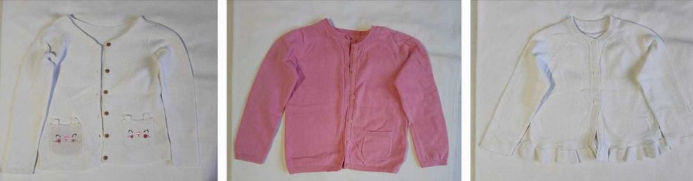 Кофточка хлопок белый кардиган нарядная кофта Mothecare 98 и 110