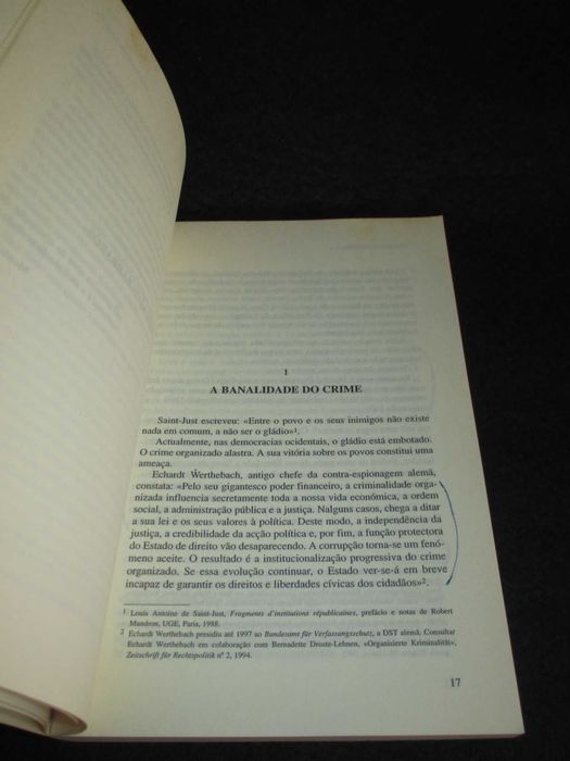 Livro Os Senhores do Crime Jean Ziegler